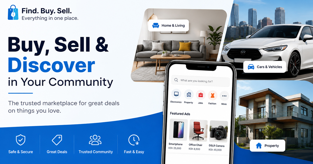 buy, sell & advertise anything online in Kenya with Zelulu.ke